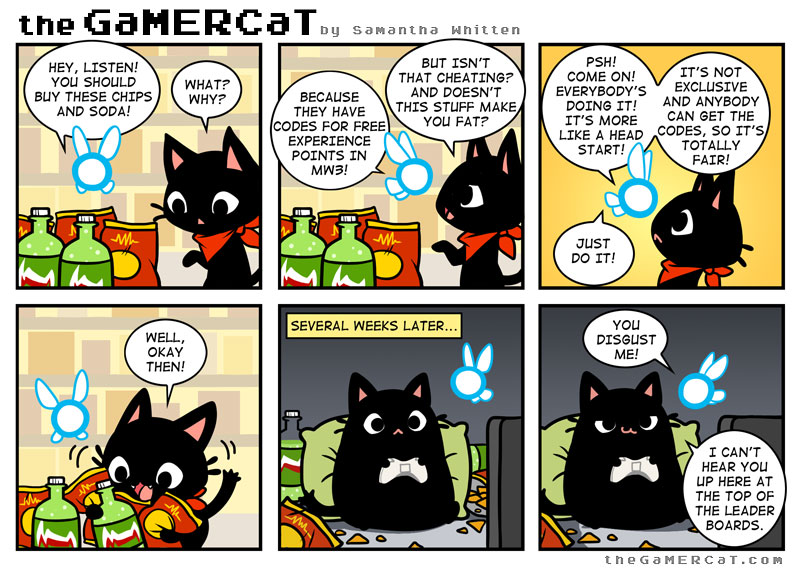 The GaMERCaT - I want to roll you up into the junk.