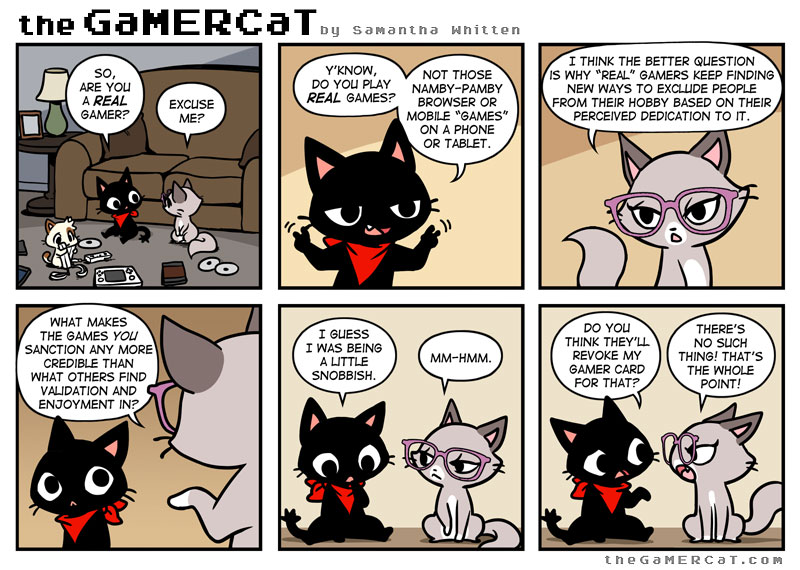 the GaMERCaT :: Cats  Gamer cat, Cat comics, Funny games