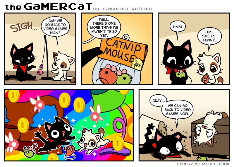 The GaMERCaT  Gamer cat, Fun comics, Cat comics